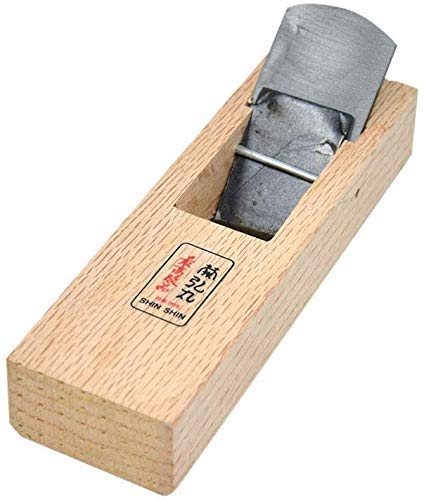 Eutuxia Woodworking Japanese Curved Block Handle Plane 7.25” Manual Planer, Traditional Hand Planer, Specialty Woodwork Handheld Planer Carpenting - WoodArtSupply