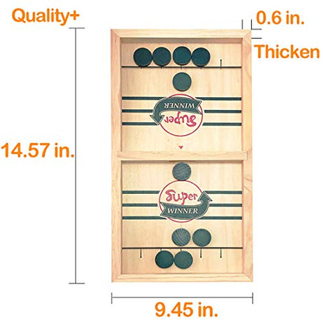 Fast Sling Puck Game,Sling Puck Game, Sling Board Games Toy,Paced Winner Board Games Toys for Kids & Adults SIMPLENICE