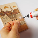 KINOWA Wooden Art Kit Kiharie Paris Made in Japan KINOWA