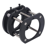 Router Lifting Platform, 4 Jaw Metal Milling Table Lift System Router Table Lifting System Base for 64-66mm Diameter Motors Luqeeg