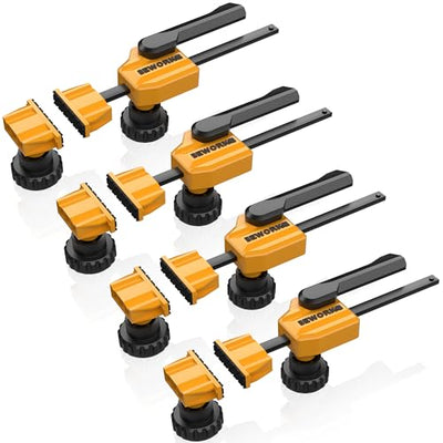 EWORK Bench Dog Clamp, 3/4" Bench Dog Hole Clamp, Up to 155 Lbs Clamping Force Bench Clamps for Woodworking, Adjustable Hold Down Clamp with