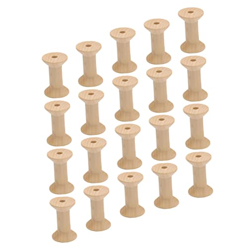 EXCEART 60 Pcs Embroidery Thread Holder Weaving Kit Sewing Project Kits Glass Holder Craft Spools Sewing Machine Accessories Weaving Bobbins Wire EXCEART