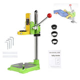 IRONWALLS Floor Drill Press Stand for Hand Drill, 90 Degree Rotating Adjustable Universal Bench Clamp Drill Holder Drill Press Adapter Workbench IRONWALLS