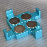 XYC Upgraded Strong Big Magnetic Parallel Keepers,Holders. Vise,CNC,Kurt,Machinist Tools(Stronger Magnetic Blue) XYC