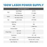 Cloudray 100W Co2 Laser Power Supply 110V PSU DY13 for RECI Z2/W2/S2 Laser Cutter Co2 Laser Engraver Tube Cloudray