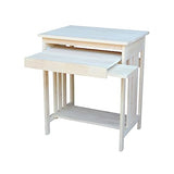 International Concepts Mission Computer Stand, Unfinished IC International Concepts