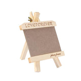 DECHOUS 3pcs mini photo easel wedding picture frame Photo Display stand DIY picture frames photo collage kit braces kit wedding photo frame DECHOUS