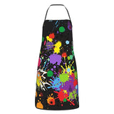 Senheol Colorful Painting Artist Apron, Waterproof Adjustable Aprons with 2 Pockets for Women Men Adults, Gifts for Artists Senheol
