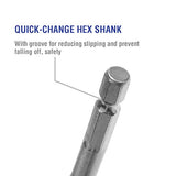 WORKPRO 13-Piece Spade Drill Bit Set in SAE, Paddle Flat Bits for Woodworking, Nylon Storage Pouch Included WORKPRO