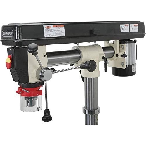 SHOP FOX W1670 1/2-Horsepower Floor Radial Drill Press - WoodArtSupply