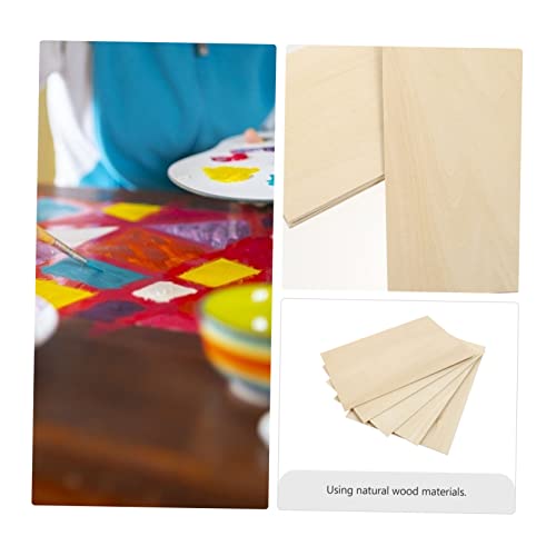 COHEALI 20 Pcs Basswood Board Wooden Panels for Painting Blank Wood for DIY  Small Wood Panels Blank Wooden Plaque Craft Wood Board Unfinished Wood