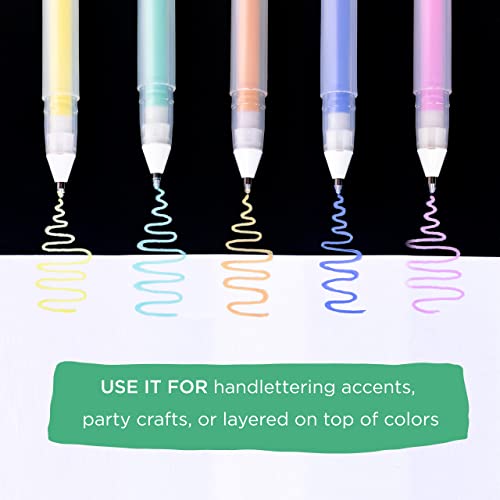 SAKURA Gelly Roll Moonlight Gel Pens - Bold Point Opaque Ink Pen for Journaling, Art, or Drawing - Bold Line - Assorted Pastel Ink - 10 Pack - WoodArtSupply