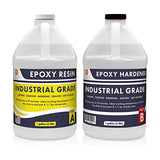 Epoxy Resin 2 Gallon Kit Industrial Grade | Easy to Use, Super Strong, Glossy, Clear, Water-Resistant | for Bonding, Sealing, Casting, Coating, East Coast Resin