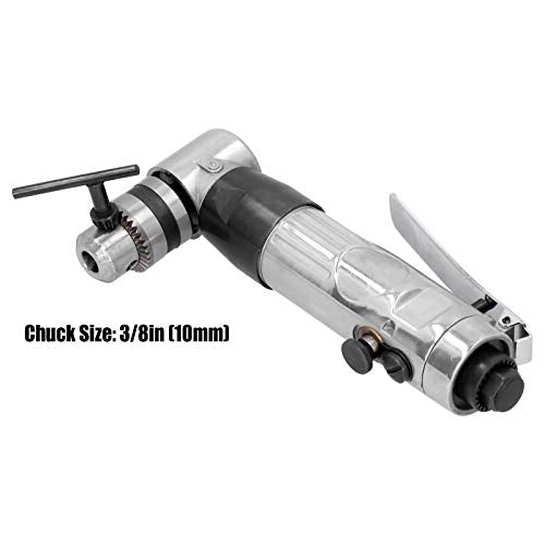 90 Degree Air Angle Reversible Drill Pneumatic Drilling Super Power Tool with Wrench 3/8inch Chuck