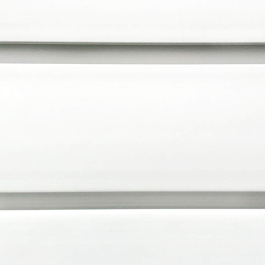 StoreWALL Heavy Duty 4' ft. Slatwall Panels (Set of 4 Panels, Covers 20 sq. ft.) (Brite White Color) StoreWALL