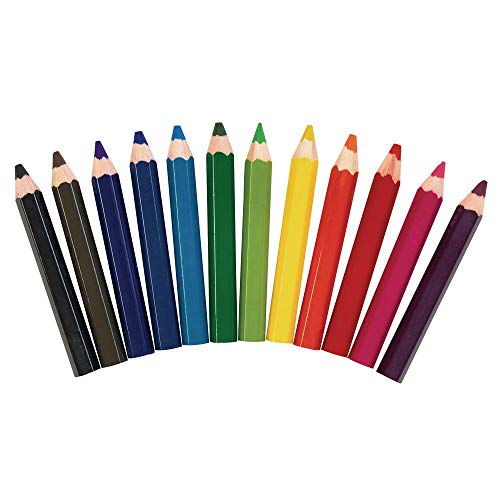 Colorations STUBPEN Stubby Chubby Colored Pencils for Kids - Set of 48 - WoodArtSupply