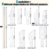 2 Sets Mini Hobby Saw Blades Tools Include 1 Set Mini Hand Hobby Saw Model Tools and 1 Set Precision Cutter Craft Kit Modelling Knife DIY Razor Saw Honoson