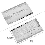 TIMESETL 14Pcs Guitar Luthier Tools Set Including Understring Guitar Radius Gauge, String Action Ruler Gauge, Guitar Notched Radius Gauges Guitar Set TIMESETL