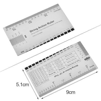 TIMESETL 14Pcs Guitar Luthier Tools Set Including Understring Guitar Radius Gauge, String Action Ruler Gauge, Guitar Notched Radius Gauges Guitar Set