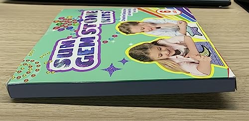 Window Suncatcher Gem Art Diamond Painting Kits for Kids - Fun Arts & Crafts 6 Sheets Flowers Gem Art Painting Kits by Numbers for Girl, Birthday atydkug