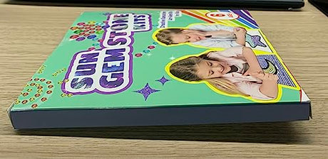 Window Suncatcher Gem Art Diamond Painting Kits for Kids - Fun Arts & Crafts 6 Sheets Flowers Gem Art Painting Kits by Numbers for Girl, Birthday atydkug