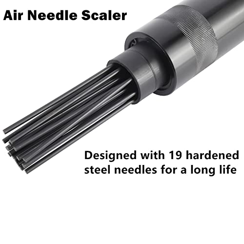 KUNTEC Air Needle Scaler Rust Weld Slag Removal Tool KUNTEC