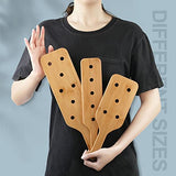 BATTIFE 14 inch Bamboo Paddle Lightweight Durable Smooth Paddle with Airflow Holes Unfinished Wooden Paddle BATTIFE
