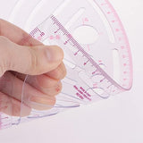 9 Styles Clear Metric Sewing Ruler Set, Plastic Sew French Curve Ruler for Designers, Pattern Maker, Sewing Templates Tenalleys