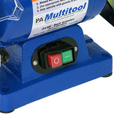 Multitool 2" x 36", 1 hp Industrial Belt Grinder, 8" Bench Grinder with Multitool Grinders Belt Attachment MULTITOOL GRINDERS