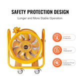VEVOR Portable Blower Explosion Proof Utility Fan 16 inch, 4240 CFM Heavy Duty Cylinder Exhaust Fan With 16.4ft Power Cord - No Plug, Industrial VEVOR