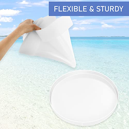 24" Large Resin Table Molds, Large Resin Mold Round Silicone,Epoxy Table Mold for Charcuterie Board, River Resin Coffee Table, DIY Art Home Sienson