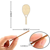 Tennis Racket Wood Craft Unfinished Wooden Cutout Art DIY Wooden Signs Inspirational Wall Plaque Farmhouse Wood Hanging Wall Art Decor for Grandpa Arupkeer