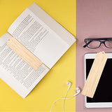 Ciieeo 10pcs Wooden Blank Bookmark Mens Pendant Wood Engraver Kids Bookmarks Wood Gifts Wooden Name Tag DIY Wooden Bookmarks Bookmark Making Kit with Ciieeo