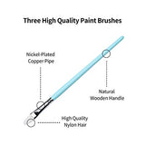 HIMI Gouache Paint Set, 41 Pcs Professional Art Painting Supplies Set with HIMI 24 Paints, 6 Paint Brushes, 2 Canvas Boards, Palette, Paint Knife, Artme