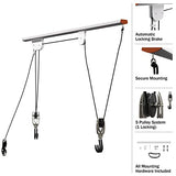 RAD Cycle Products Rail Mount Bike and Ladder Lift for Your Garage or Workshop Holds up to 75 Pounds No Mounting Board Needed RAD Cycle Products