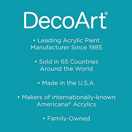 Americana Multi-Surface Satin Favorites Sample Kit for Wood, Metal, Glass, Ceramics, Fabric, Paper, Terra Cotta, Most Plastics and More DecoArt