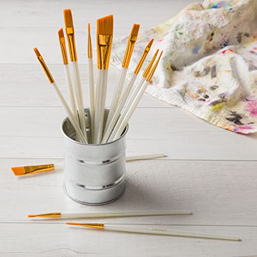 Golden Taklon Super Value Paintbrush Pack by Craft Smart® - WoodArtSupply