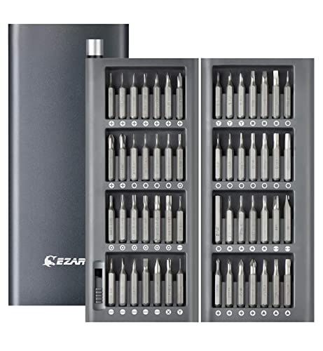 EZARC Precision Screwdriver Set, 57 in 1 Small Screwdriver Magnetic Screwdriver Electronics Repair Tool Kit for Laptop, MacBook, iPhone, Tablet, - WoodArtSupply