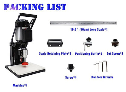 PreAsion Hinge Drilling and Boring Machine, Portable Woodworking Hand-Held Hinge Drilling Machine, Hinge Drilling Machine for Woodworking 110V 1100W - WoodArtSupply