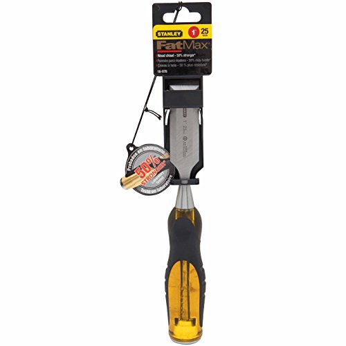 Stanley 16-978 1-Inch Wide FatMax Short Blade Chisel - WoodArtSupply