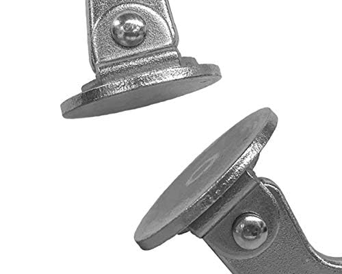 Milescraft 4000 2in Face Clamp Premium Heavy Duty, Locking, C-Clamp with Adjustable Swivel Pads, for Pocket Hole Joinery, Wood Projects, Welding and Milescraft