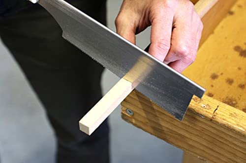 KAKURI Japanese Dozuki Dovetail Saw for Woodworking 6" Made in JAPAN, Ultra Fine Tooth Hand Pull Saw for Tenon, Kumiko, Fine Wood Cutting KAKURI