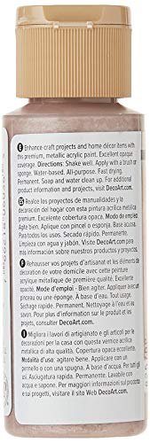 Dazzling Metallics Acrylic Paint 2oz-Mink Pearl DecoArt