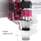 NymoLabs CNC Dust Shoe Only for NBS-6040, NBX-5040, Compatible with 65mm Spindle, Hose Diameter 38mm NYMOLABS