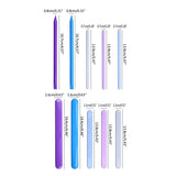 Nonstick Reusable Silicone Stir Sticks Measuring Cups Tool Kit for Epoxy Resin Casting Molds Round Stirring Rod Jewelry Measuring Cup Tool SYlive