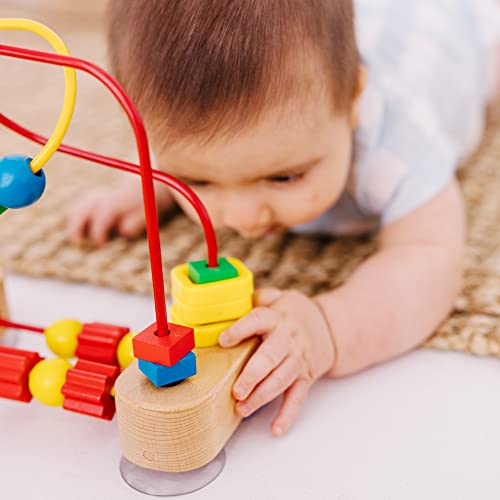 Melissa & Doug First Bead Maze - Wooden Educational Toy for Floor, High Chair, or Table - Infant Maze Toy, Bead Maze Toys For Toddlers And Babies 4.2 Melissa & Doug
