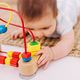 Melissa & Doug First Bead Maze - Wooden Educational Toy for Floor, High Chair, or Table - Infant Maze Toy, Bead Maze Toys For Toddlers And Babies 4.2 Melissa & Doug