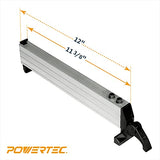 POWERTEC BS900RF Rip Fence for POWERTEC BS900 Wood Band Saw and Similar Band Saws with a Work Table Size of 11-1/8” to 11-13/16” POWERTEC