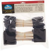 Woodstock D2031 Foam Brush with Wooden Handles, 24-Piece Woodstock