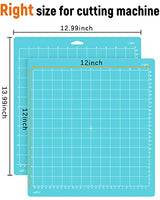 Colemoly 12x12 Cutting Mat 4 Pack Light for Cricut Maker 3/Maker/Explore 3/Air 2/Air/One 1 Pack Cut Cards Scraper Blue Grip Sticky Cricket Colemoly